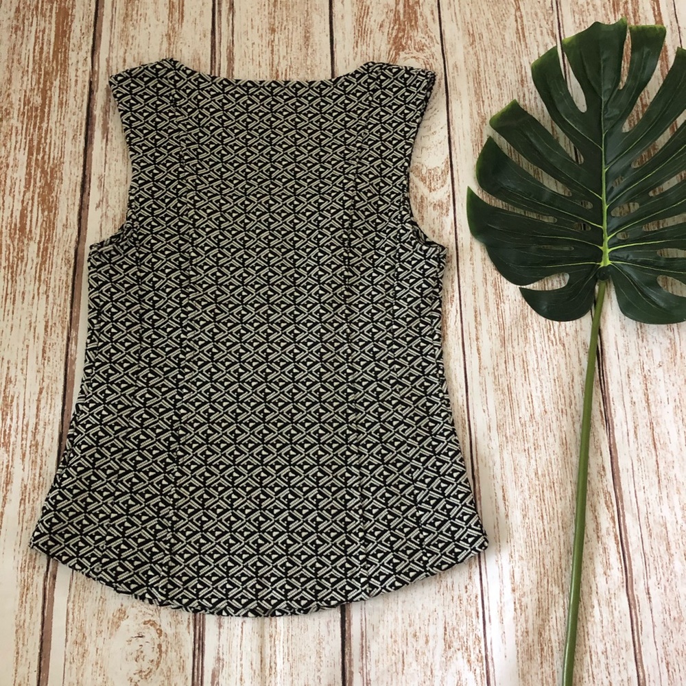 Anthropologie Postcard Square Neck Pattern Blouse - image 6